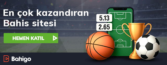 Saha arka planında oranlar ve spor ekipmanlarıyla Bahigo Türkiye vurgusu